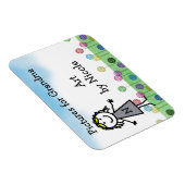 Stick Kind Meisje's Gepersonaliseerde Koelkast Art Magneet (Rechterzijde)