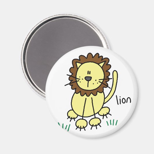 Stick Lion magneet (Voorkant / Achterkant)