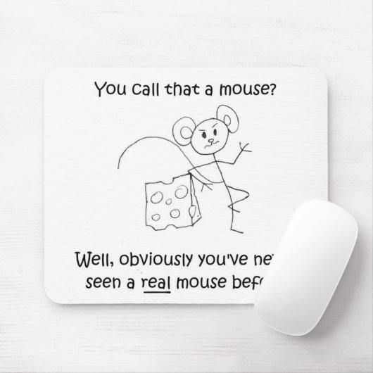 Stick Mouse Mousepad Muismat (Met muis)