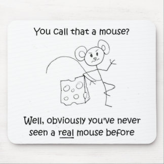 Stick Mouse Mousepad Muismat