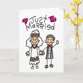 Stick, net getrouwd kaart (Gele Bloem)