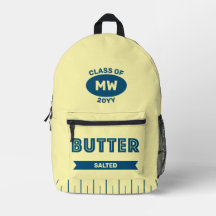 Stick-of-Boter Retro Aangepaste Monogram Rugzak 