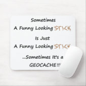 Stick of Geocache Muismat (Met muis)