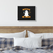 Stick or Treat Nurse Funny Halloween Kostuum Essen Canvas Afdruk (Insitu (Slaapkamer))