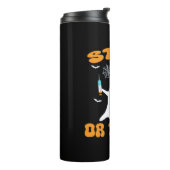 Stick or Treat Nurse Funny Halloween Kostuum Essen Thermosbeker (Gedraaid links)