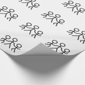 Stick People Cadeaupapier (Hoek)