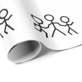 Stick People Cadeaupapier (Rol Hoek)