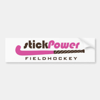 Stick Power Field Hockey - (Bumpersticker) Bumpersticker