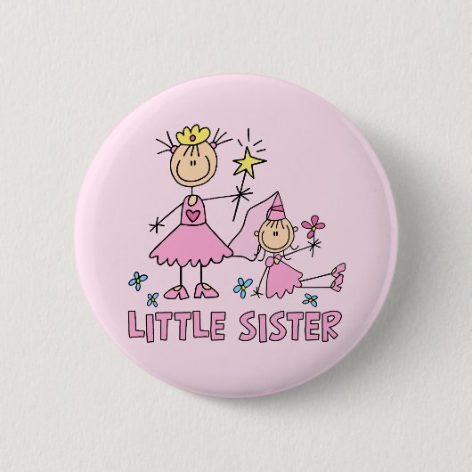 Stick Princess Duo Little Sister Ronde Button 5,7 Cm (Voorkant)