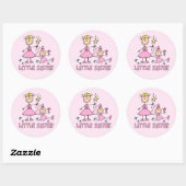 Stick Princess Duo Little Sister Ronde Sticker (Vel)