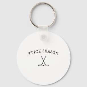 Stick Seizoen Gekruiste Hockeysticks Puck Minimaal Sleutelhanger