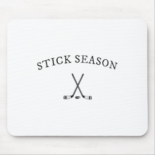 Stick Seizoen Gekruiste Hockeysticks Puck Minimal Muismat