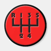 STICK SHIFT MAGNEET (Voorkant)
