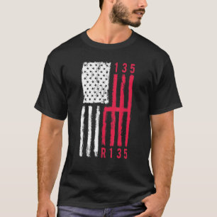 Stick Shift Musar Car 6 Gears Mechanic American F T-shirt