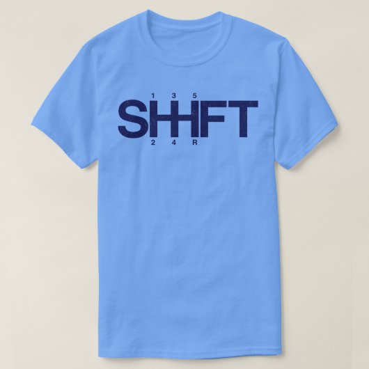 Stick Shift Racing Driver T-shirt (Design voorkant)