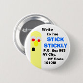 Stick Stickly Button (Voorkant /achterkant)