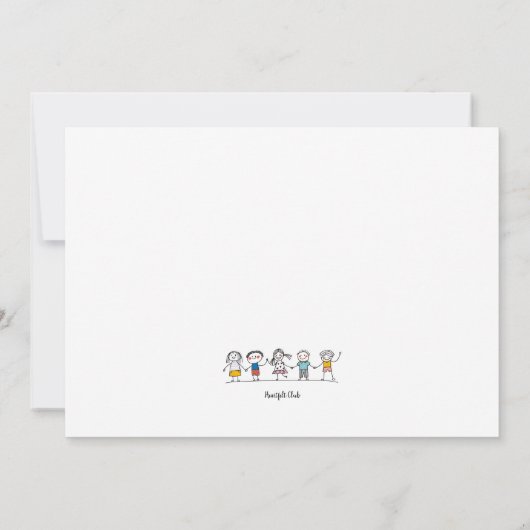 Stick-tekens Kaart (Achterkant)