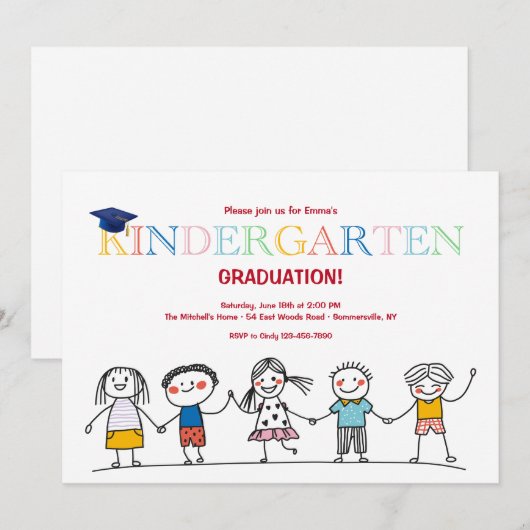 Stick-tekens Kaart (Voorkant / Achterkant)