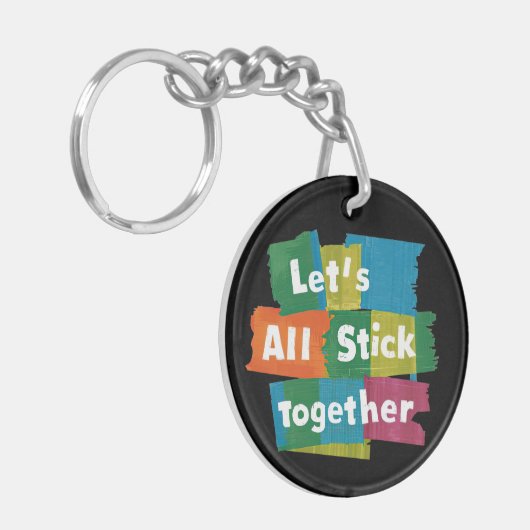 Stick Together Sleutelhanger (Voorkant Links)