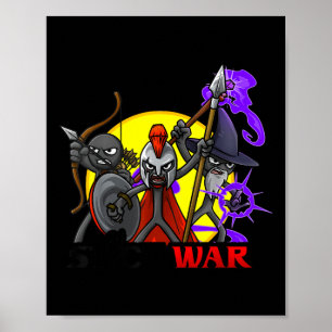 Stick War - Atreyos, Magikill en Archidon in de Ve Poster
