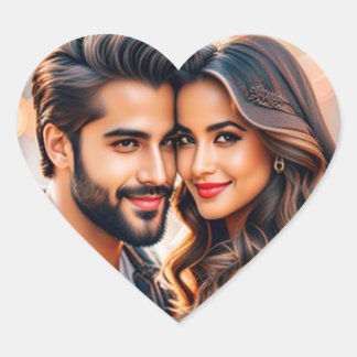 Stick with Love Hart Sticker