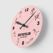 Stick with Sport Heptathlon Clock Track and Field Ronde Klok (Hoek)