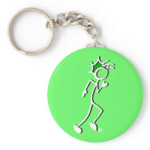 Stick-with-Sport Runner Stickman Green tones