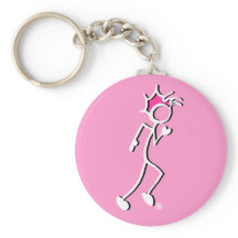 Stick-with-Sport Runner Stickman roze tonen