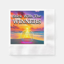 Stick With The Winners Recovery Slogan Sunrise Servet