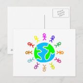 Stick World Briefkaart (Voorkant / Achterkant)