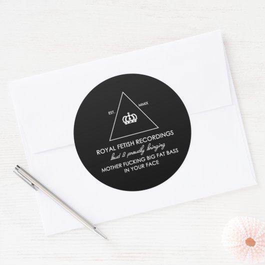 Sticka Ronde Sticker (Envelop)