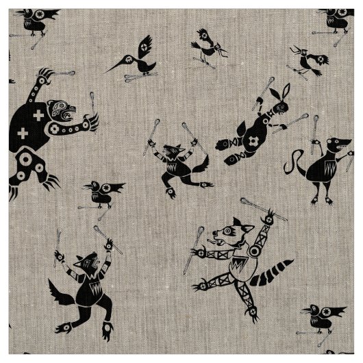 Stickball Cherokee Large Stof (Swatch)