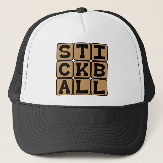 Stickball, Straat Honkbal Trucker Pet (Voorkant)