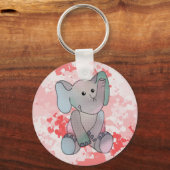 Stickbild Elefant Schlüsselanhänger Sleutelhanger (Voorkant)