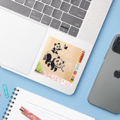 Sticker (Laptop met iPhone)