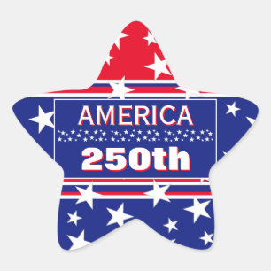 Sticker250 AMERIKA Ster Sticker