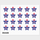 Sticker250 AMERIKA Ster Sticker (Vel)