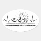 Sticker 2021 Student Wilderness Geneeskunde (Voorkant)