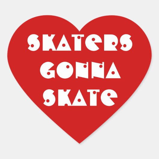 Sticker 20-pack: schaatsers (Voorkant)