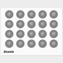 Sticker 2 huwelijksringen