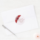 Sticker 40e trouwjubileum (Envelop)