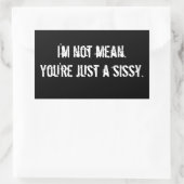 Sticker 4-pack: Sissy (Tas)