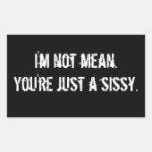 Sticker 4-pack: Sissy (Voorkant)