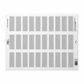 Sticker Aangepaste adresregels slepen en neerzette (Full Sheet)