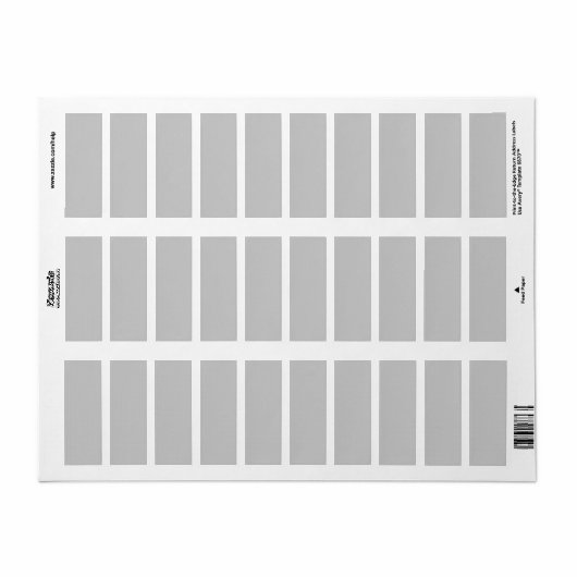 Sticker Aangepaste adresregels slepen en neerzette (Full Sheet)