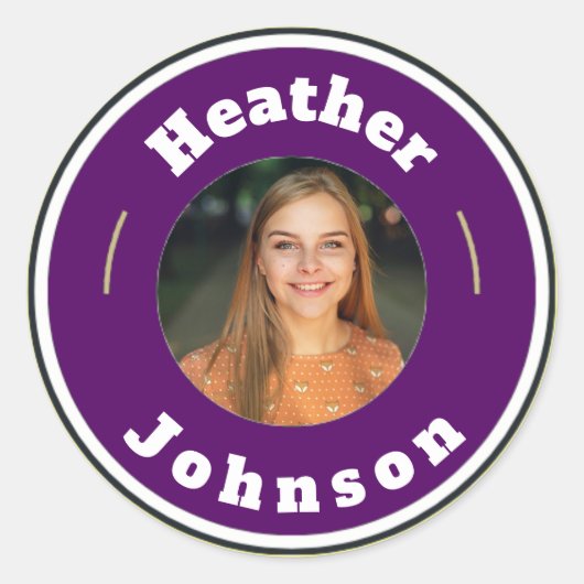 Sticker - Aangepaste gepersonaliseerde (voeg naam  (Voorkant)