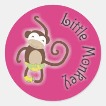 Sticker Aapje 3,8 cm