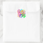 Sticker abstracte verfprinters (Tas)