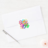 Sticker abstracte verfprinters (Envelop)