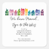 Sticker adreslabel wijzigen (Voorkant)